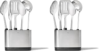 OXO Stainless Steel Kitchen Tools | Prep & Serve | Modern Style | 6-Piece Set | Pack of 2