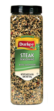 Steak Seasoning - 26 oz. container by Durkee – 26 Ounces, Pack of 6