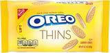 Oreo Thins Golden Sandwich Cookies, Bulk Cookies, 12 - 10.1 oz Packs