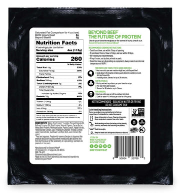 Beyond Beef Ground by BEYOND MEAT – 12 Pound (Pack of 12), Beyond Beef Brick Pack, Pack of 12