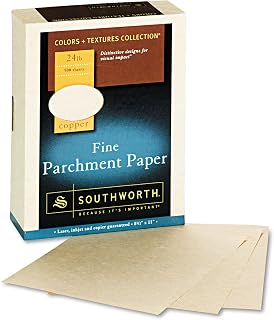 Southworth 894C Parchment Specialty Paper Copper 24 lb. 8 1/2 x 11 500/Box