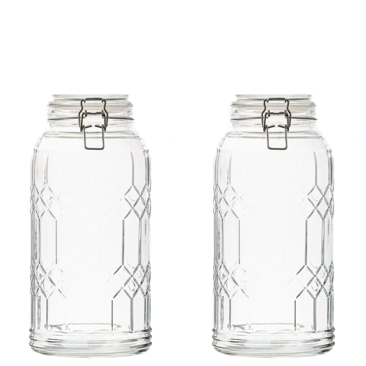 10 Strawberry Street Clear / Large, Set of 2 / 91.0 fluid_ounces Food Jars & Canisters