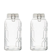 10 Strawberry Street Clear / 3 Piece Set / 44.0 fluid_ounces Food Jars & Canisters