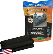 Quick Dam QD1224-2 Water Activated Flood Bags (2 Pack), Black, 2 Count | 2 Pack