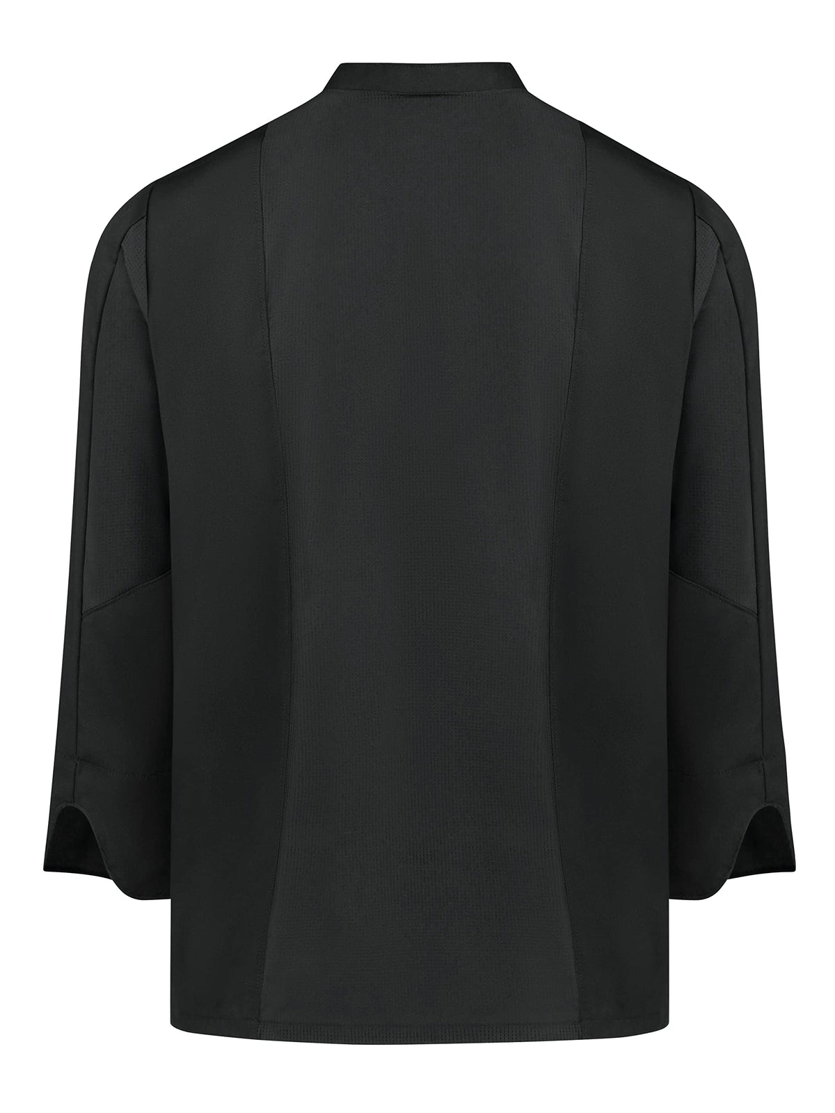 Red Kap Large / Black / Deluxe Airflow Chef Coat Chef Jackets