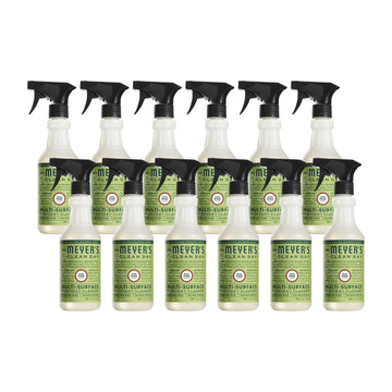 Multi Surface Spray Cleaner ‑ Iowa Pine ‑ 16 fl oz (Pack of 12) by Mrs. MEYER'S – 16 Fl Oz (Pack of 12), Plastic, Iowa Pine, Pack of 12, Model 808124174245