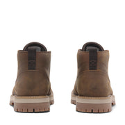 Men's Britton Road Mid Lace Up Waterproof Chukka Boot by Timberland – 10, Leather, Rust Full Grain, Model TB0A69TW