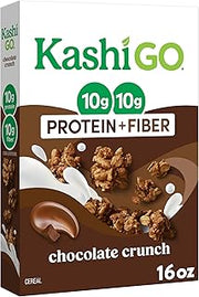Kashi GO Chocolate Crunch Protein Cereal 16oz | 10g Protein, 10g Fiber