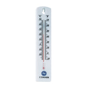 Wall Mounted Thermometer by Comark – Max Temp. F 120 - Min Temp. F -20, White, Model WT4