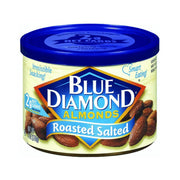 ROASTD SALTD ALMOND 6 OZ by Blue Diamond Almonds – Package size of 6.0 oz, Pack of 12, Model 02970