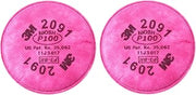 3M Particulate Filter 2091, P100, Pink