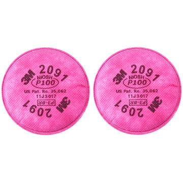 Particulate Filter by 3M – 1 Count (Pack of 2), Polypropylene (PP), Pink, Pack of 2, Model 50051131070009