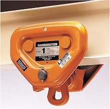 Harrington PT Push Trolley PTF2030 - Flange Adjustability 3.23" to 6.02", 2-1/2-3 Ton