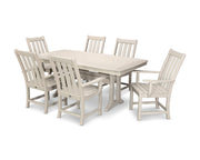 Vineyard 7-Piece Dining Set (Sand) by Polywood – Onesize, Plastic, Sand, Pack of 7