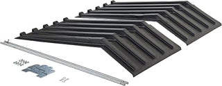 Vestil PLID-H-100 Polyethylene Heavy Duty H Style Hopper Lid (Use with 1 Cubic Yard Hoppers) Black