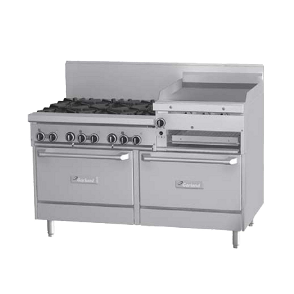 Gas Range Restaurant Series 60"W by Garland – 24 inches, Stainless Steel, Model G60-6R24RR
