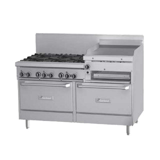 Gas Range Restaurant Series 60"W by Garland – 24 inches, Stainless Steel, Model G60-6R24RR
