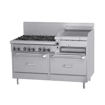 Gas Range Restaurant Series 60"W by Garland – 24 inches, Stainless Steel, Model G60-6R24RR