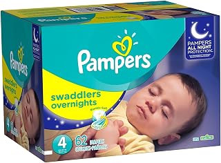 Pampers Swaddlers Diapers, Size 4, 62 Count