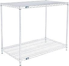 ESD, 2 Tier, Wire Shelving Starter Unit, 42W X 21D X 34H