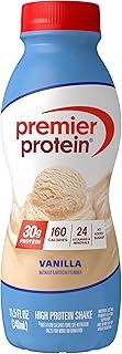 Premier Protein 30g High Protein Shake, Vanilla, 1 Pack | 160 Calories, 24 Vitamins & Minerals, No Added Sugar, Supports Muscle Health, Gluten-Free, 11.5 oz