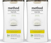 Method Dishwasher Detergent Packs, Lemon Mint, 108 Tabs, 2 Pack
