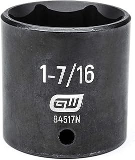 GEARWRENCH 1/2" Drive 6 Pt. Standard Impact Socket, 1-7/16" - 84517N