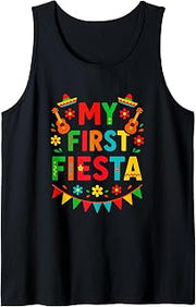 My First Fiesta - Mexican Party Birthday Fun Tank Top