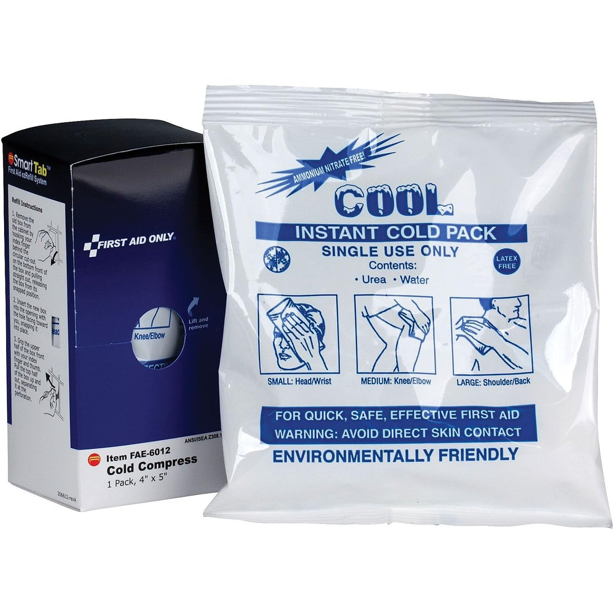 SmartCompliance Instant Cold Compress by First Aid Only – FAE-6012, Bamboo, Model FAE-6012