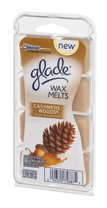 Wax Melts Cashmere Woods by Glade – 3.1 Ounce (Pack of 1), Wax, Model SCJ300327