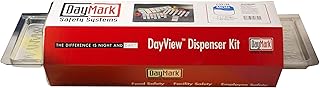 DayMark Safety Systems Day of The Week 1" Octagon Removable Labels, MON-Sun, Label Dispenser Included (7,000 Labels)