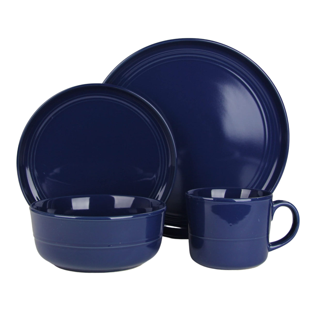 10 Strawberry Street 16 Piece / Cobalt / 1 Dinnerware Sets