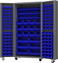 Durham Mobile Bin Cabinet, 132 Bins