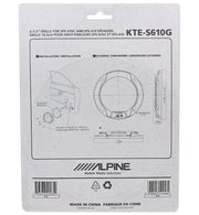 6-1/2" Type-S Speaker Grill by Alpine – Model KTE-S610G