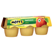 Applesauce, 4 oz cups, 6 count by Mott's – 4 Ounce (Pack of 6), Pack of 6, Model ZY-ghm-20200907-19