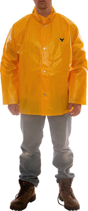 J22208 Standard Iron Eagle Waterproof Jacket by TINGLEY – X-Small, Polyurethane on Nylon, Gold, Model J22257