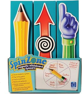 Educational Insights SpinZone Magnetic Whiteboard Spinners Set of 24