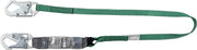 MSA 10193127 V-Series Standard Single-Leg Fixed Length Energy Absorbing Lanyard, 4', Small 36C snaphooks