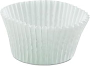 Hoffmaster Fluted Bake Cups, 4.5 Diameter x 1.25 h, White, Paper, 500/Pack, 20 Packs/Carton