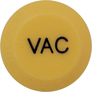 Chicago Faucets Button, Vacuum, 7/16" x 3/4" for 204-4-Arm Handles - 216-378JKNF