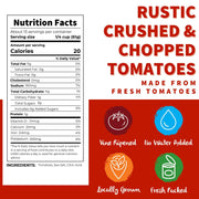 Rustic Crushed Tomatoes (12 pack) by Dei Fratelli – 12 pack