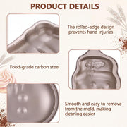 Havawish Christmas Cake Pan Set, Carbon Steel, 4 Piece