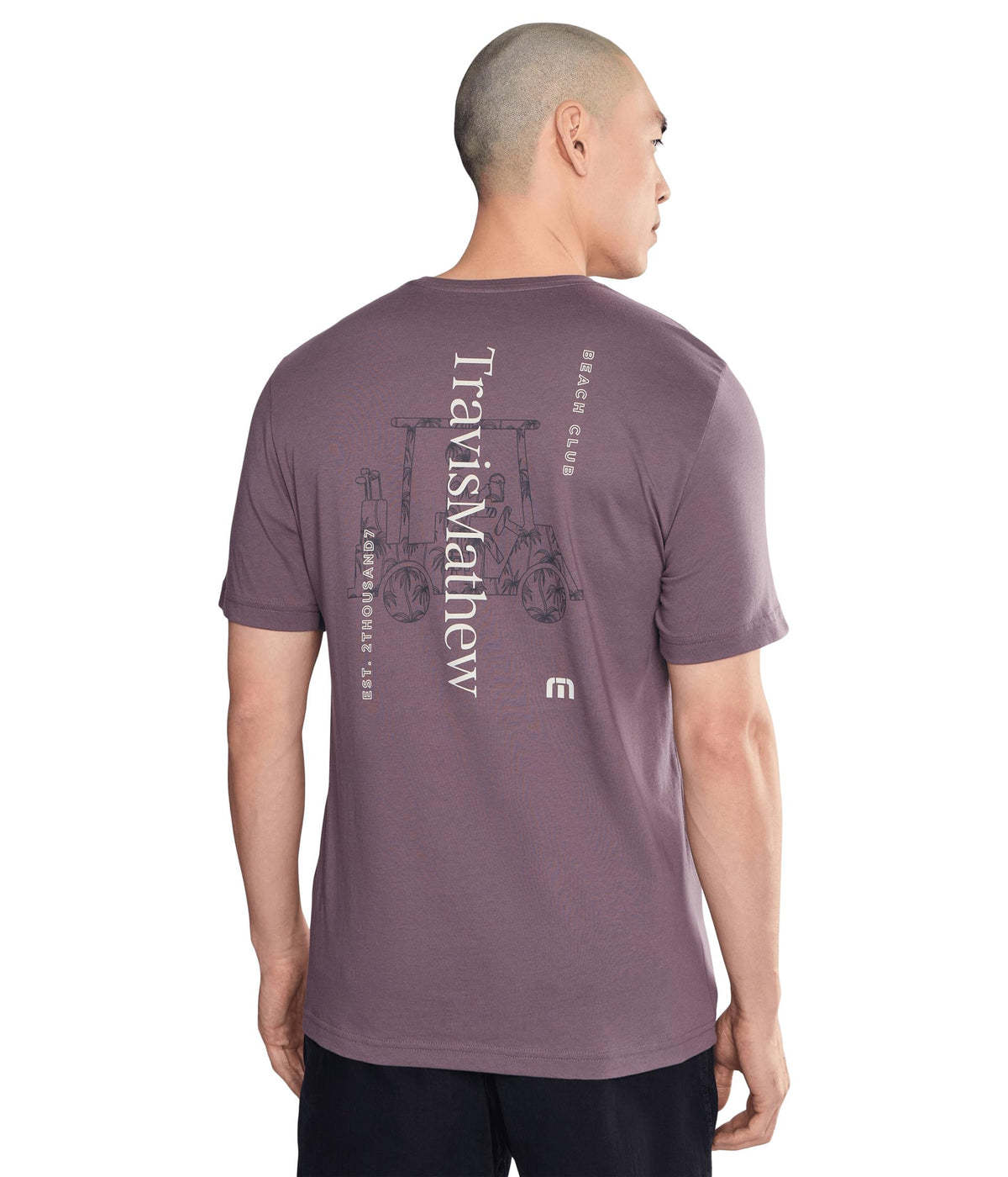 Mens No Itinerary Tee Moonscape MD One Size by TravisMathew – Cotton, Moonscape, Model A46221