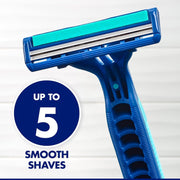 Mens Sensor Plus 2 Razor Disposable 10 Count (Pack of 2) by Gillette – 10 Count (Pack of 2), Chromium, Blue, Pack of 2, Model 11579