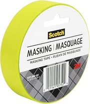 Scotch Decorative Masking Tape, 15/16" x 27 3/10 Yd., Green