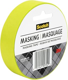 Scotch Decorative Masking Tape, 15/16" x 27 3/10 Yd., Green