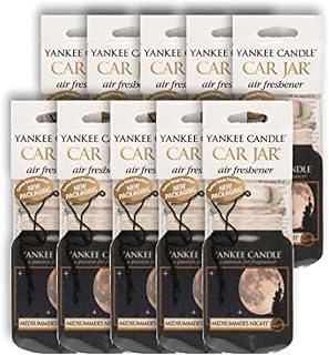 Yankee Candle Midsummer's Night Car Jar Air Freshener (10 Pack)