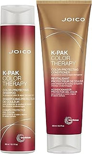 Joico K-PAK Color Therapy Color-Protecting Shampoo & Conditioner Set | For Color-Treated Hair | Boost Shine | Improve Elasticity | Repair Breakage | Rebuild Damaged Hair | With Keratin & Argan Oil