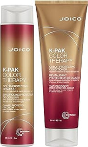Joico K-PAK Color Therapy Color-Protecting Shampoo and Conditioner | For Color-Treated Hair | Boost Shine | Improve Elasticity | Repair Breakage | Rebuild Damaged Hair | With Keratin & Argan Oil