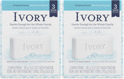 Ivory 1 Count (Pack of 6) / Original / Black Soaps
